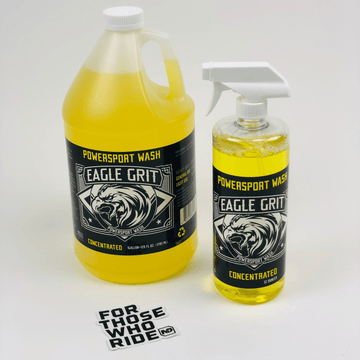 Eagle Grit Powersport Wash is the dirt bike cleaning product we've always needed... - MOTODLVRD