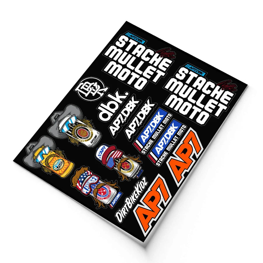 DBK AP7 Sticker Sheet 8.5"X11"