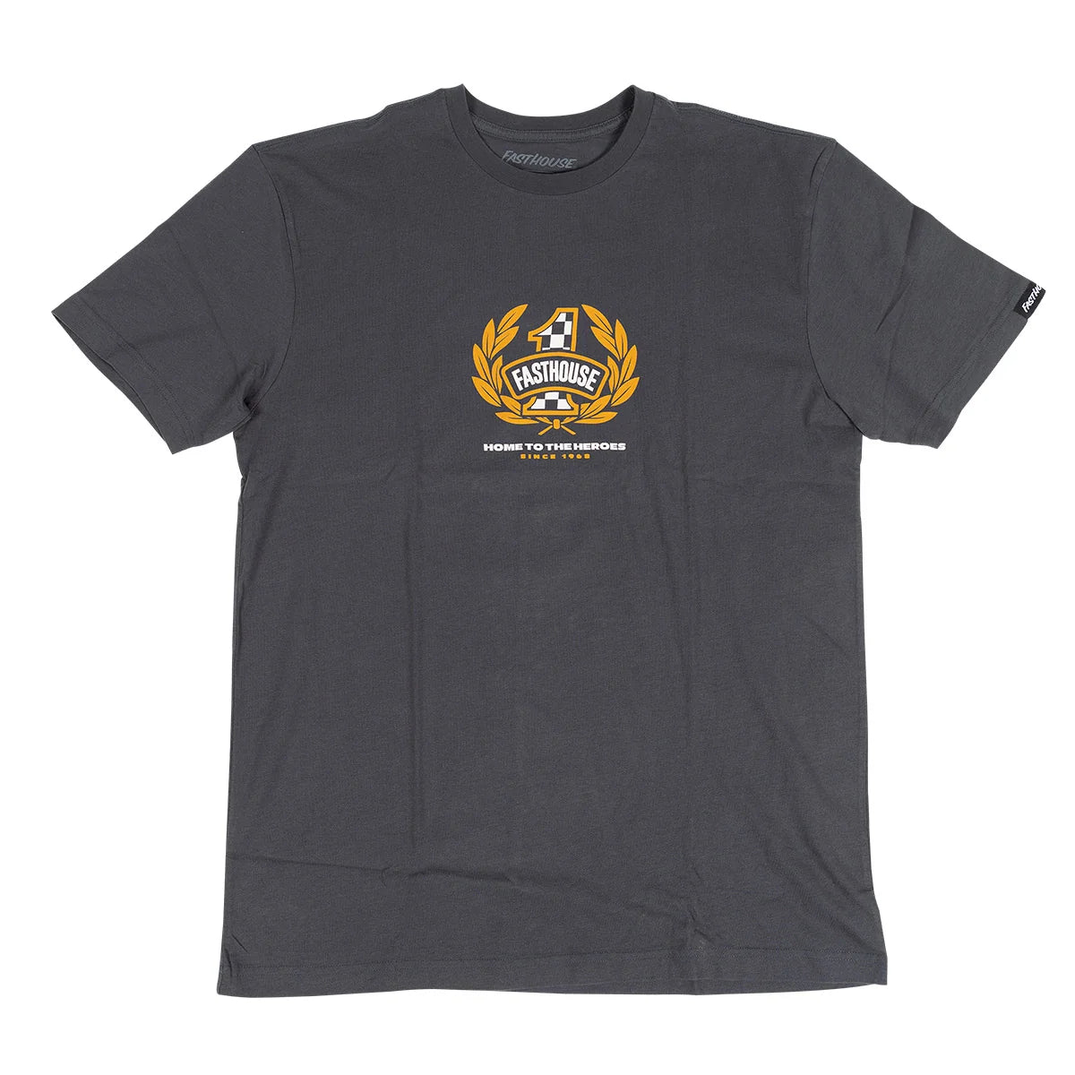 Fasthouse Heroes Tee - Graphite Black