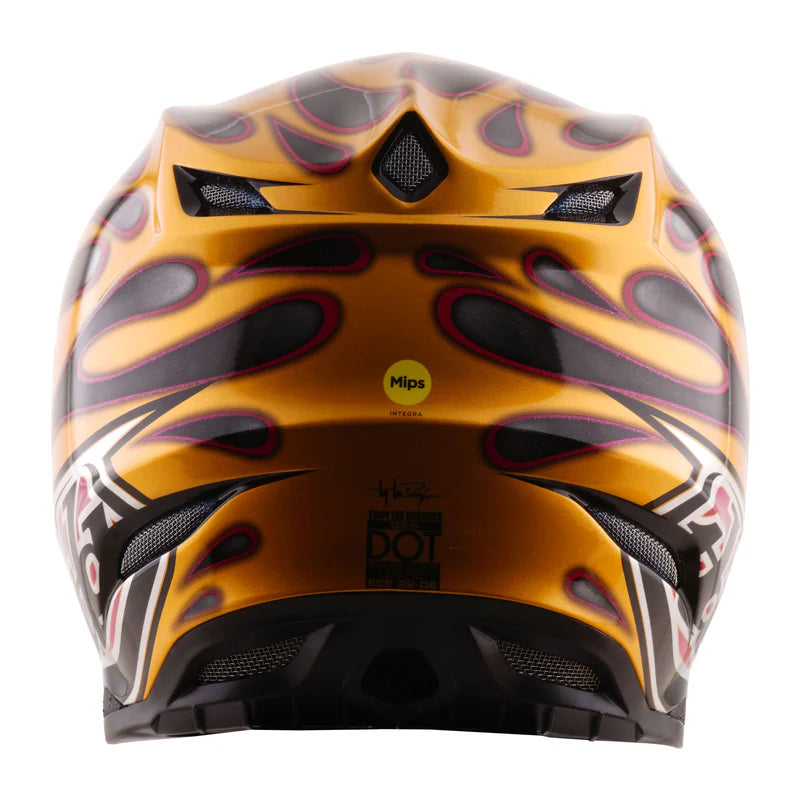 Troy Lee Designs SE5 Carbon Helmet Crest Gold
