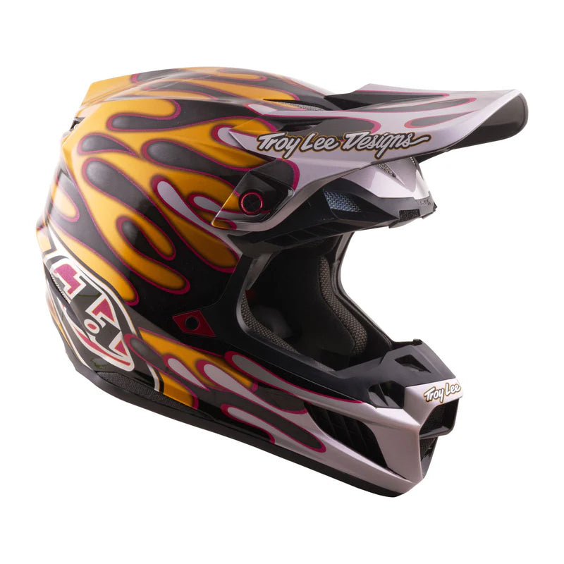 Troy Lee Designs SE5 Carbon Helmet Crest Gold