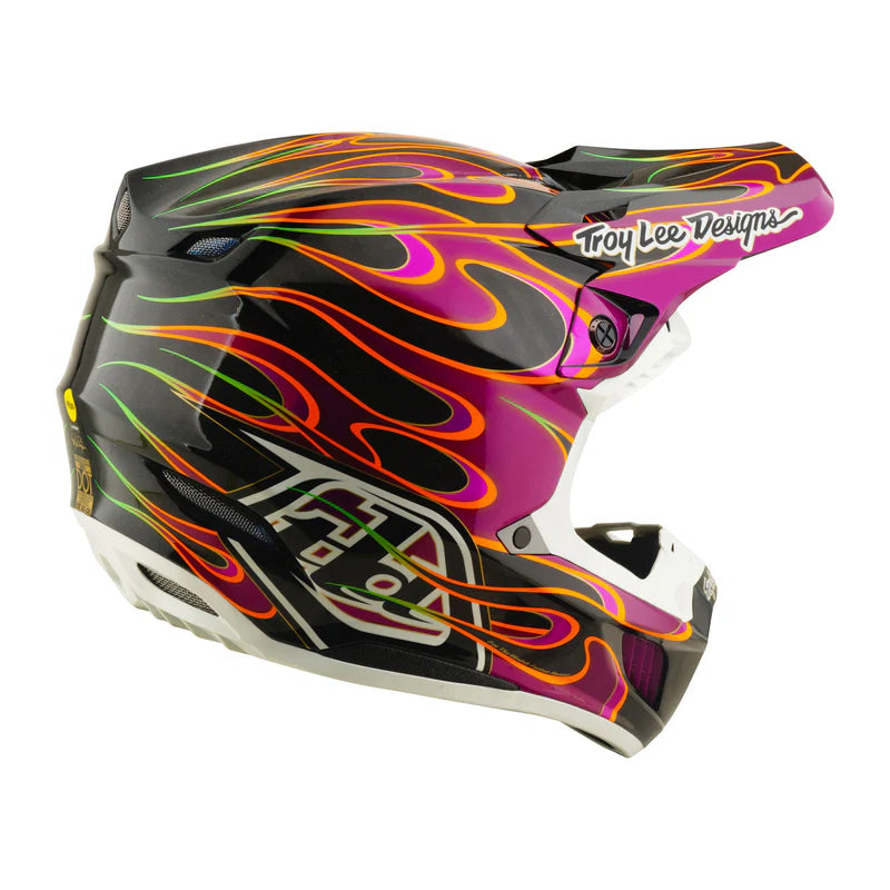 Troy Lee Designs SE5 Carbon Helmet Torched Black / Violet