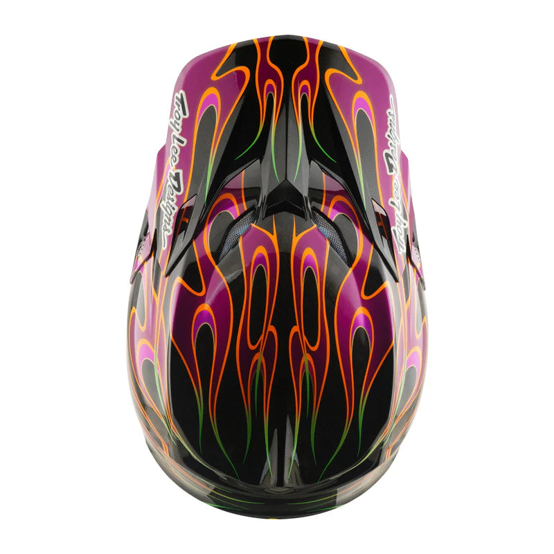 Troy Lee Designs SE5 Carbon Helmet Torched Black / Violet