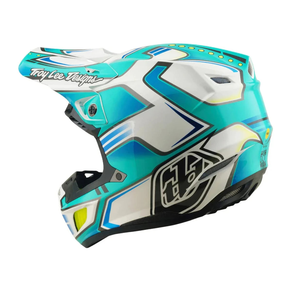Troy Lee Designs SE5 Composite Helmet Crest Real Teal - MOTODLVRD