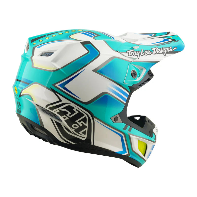 Troy Lee Designs SE5 Composite Helmet Crest Real Teal