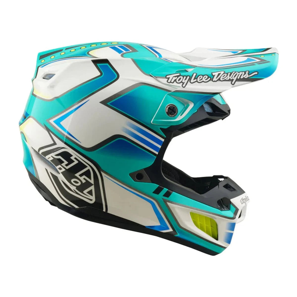 Troy Lee Designs SE5 Composite Helmet Crest Real Teal - MOTODLVRD