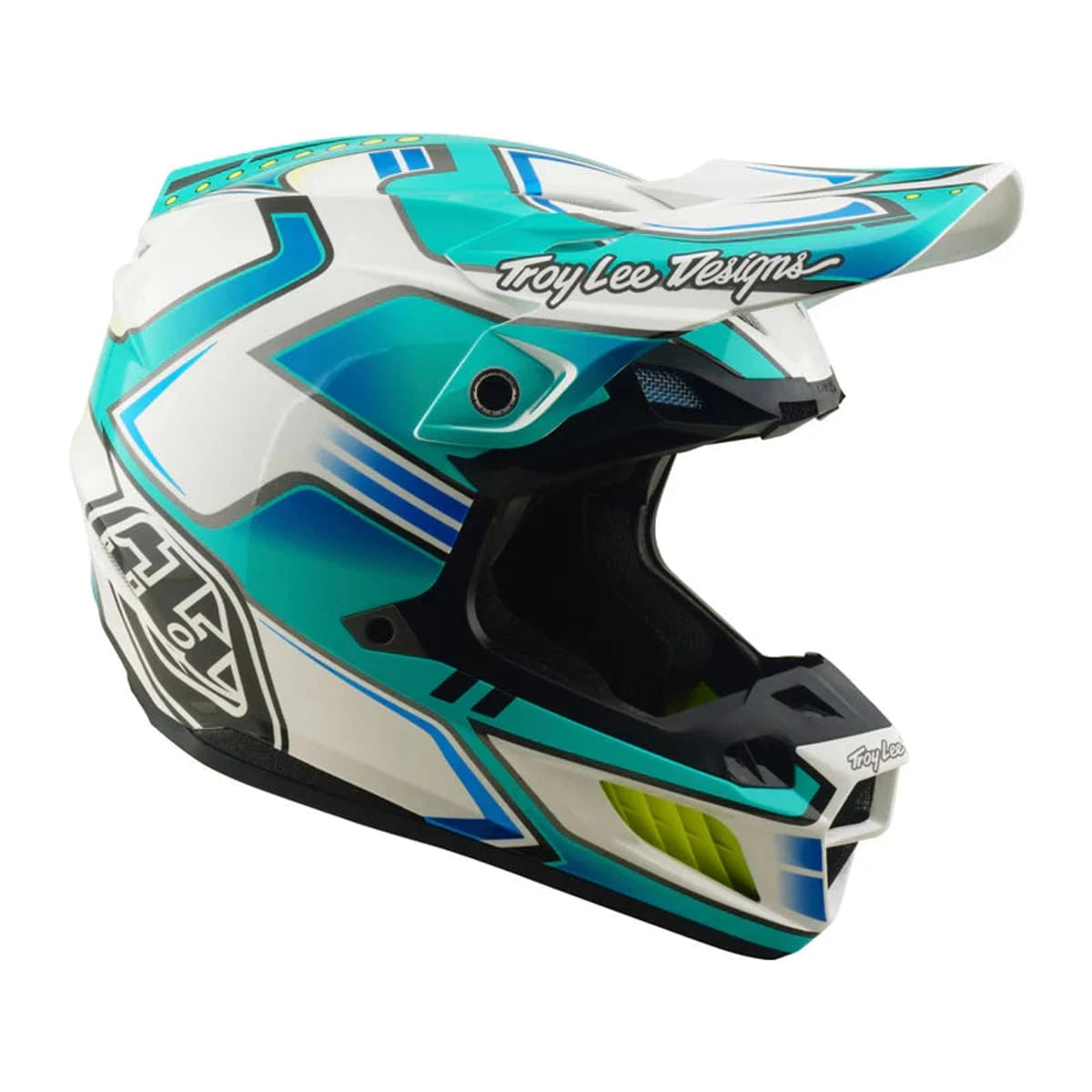 Troy Lee Designs SE5 Composite Helmet Crest Real Teal - MOTODLVRD