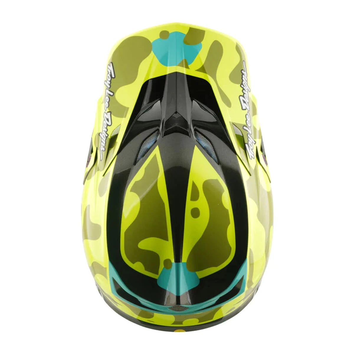 Troy Lee Designs SE5 Composite Helmet Myth Flo Yellow - MOTODLVRD