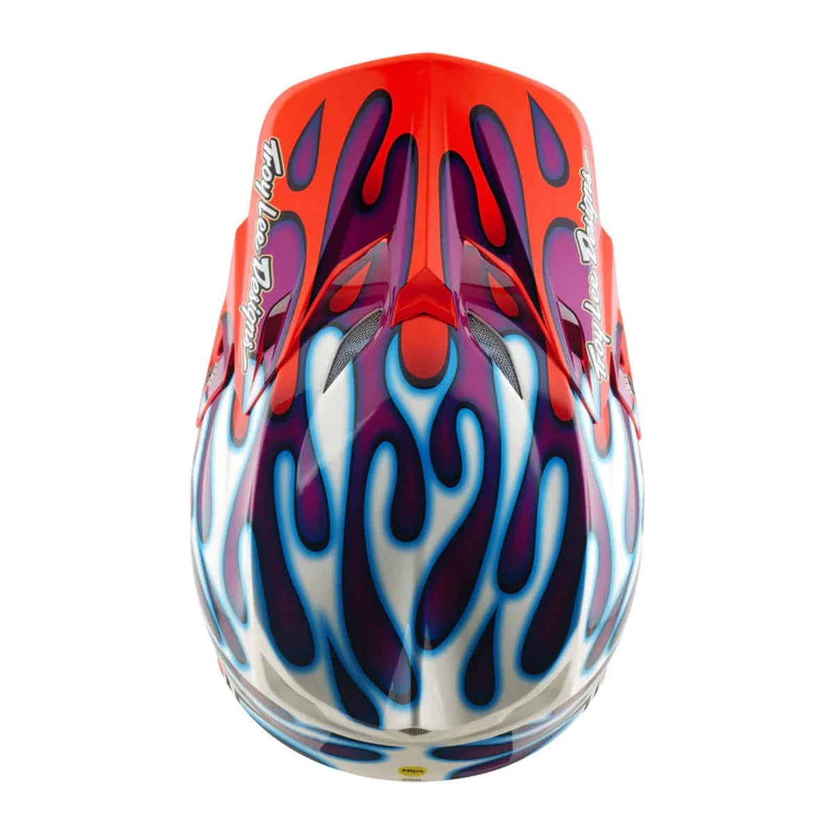 Troy Lee Designs SE5 Composite Helmet Overspray Violet / White - MOTODLVRD