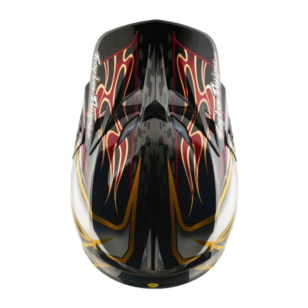 Troy Lee Designs SE5 Composite Helmet Wings Black / Black - MOTODLVRD