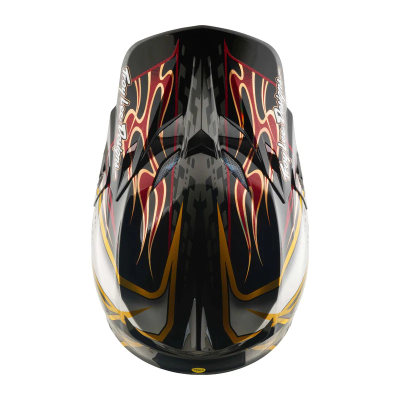 Troy Lee Designs SE5 Composite Helmet Wings Black / Black