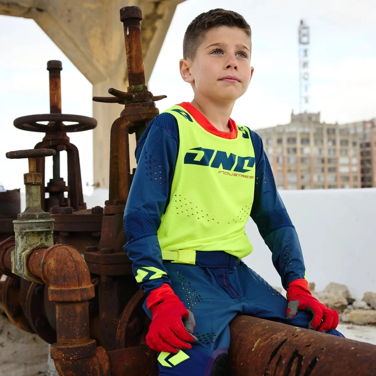 ONE Industries Youth X197 Neon Jersey - MOTODLVRD