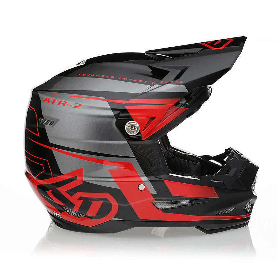 6D ATR-2 Mach Helmet Red