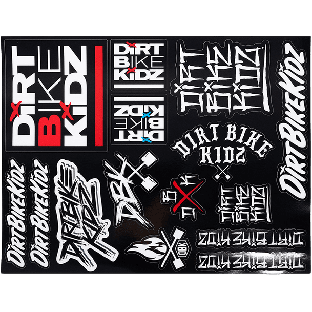 DBK Slap Pack Sticker Sheet 8.5"X11" - MOTODLVRD
