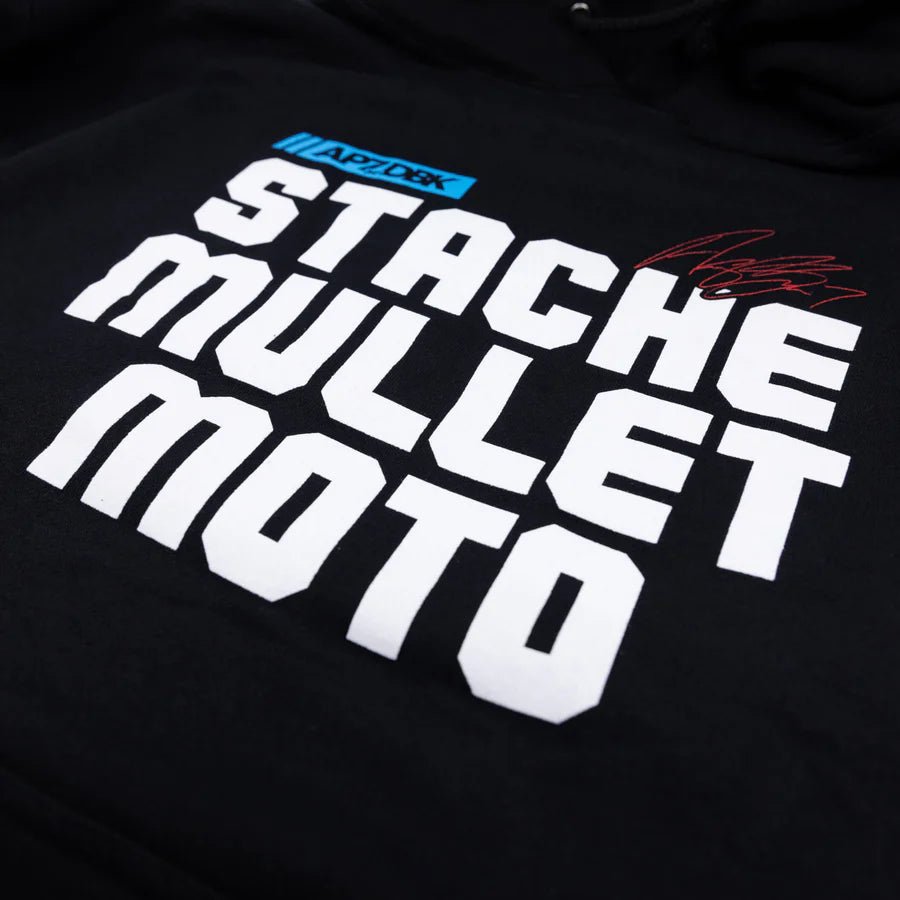 DBK Stache Mullet Moto Youth Hoodie - MOTODLVRD