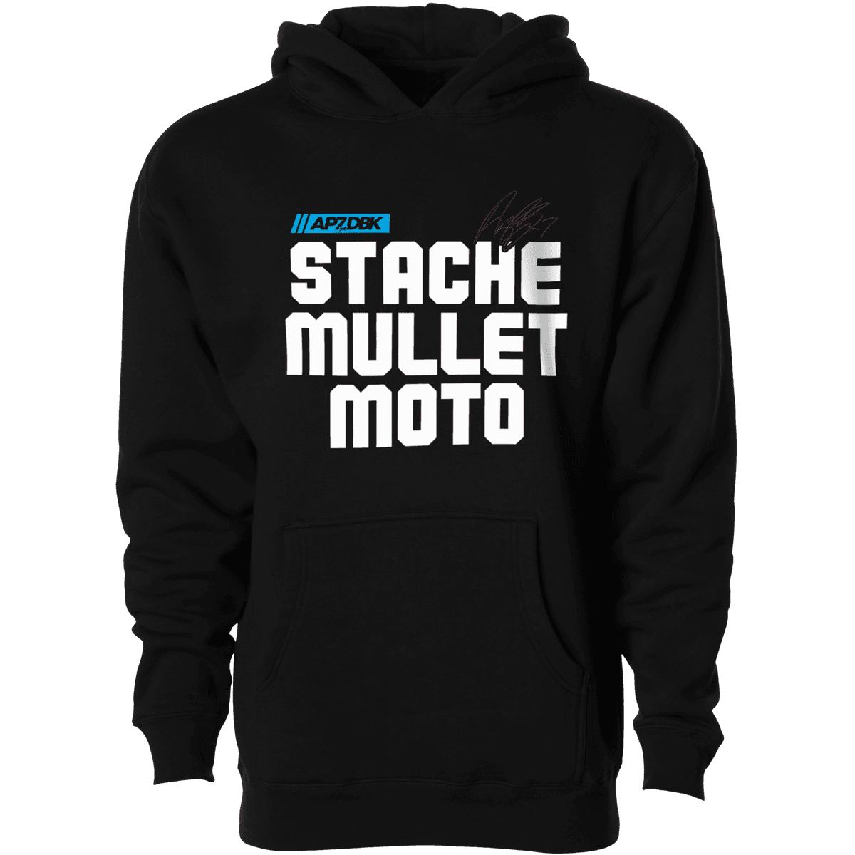 DBK Stache Mullet Moto Youth Hoodie - MOTODLVRD