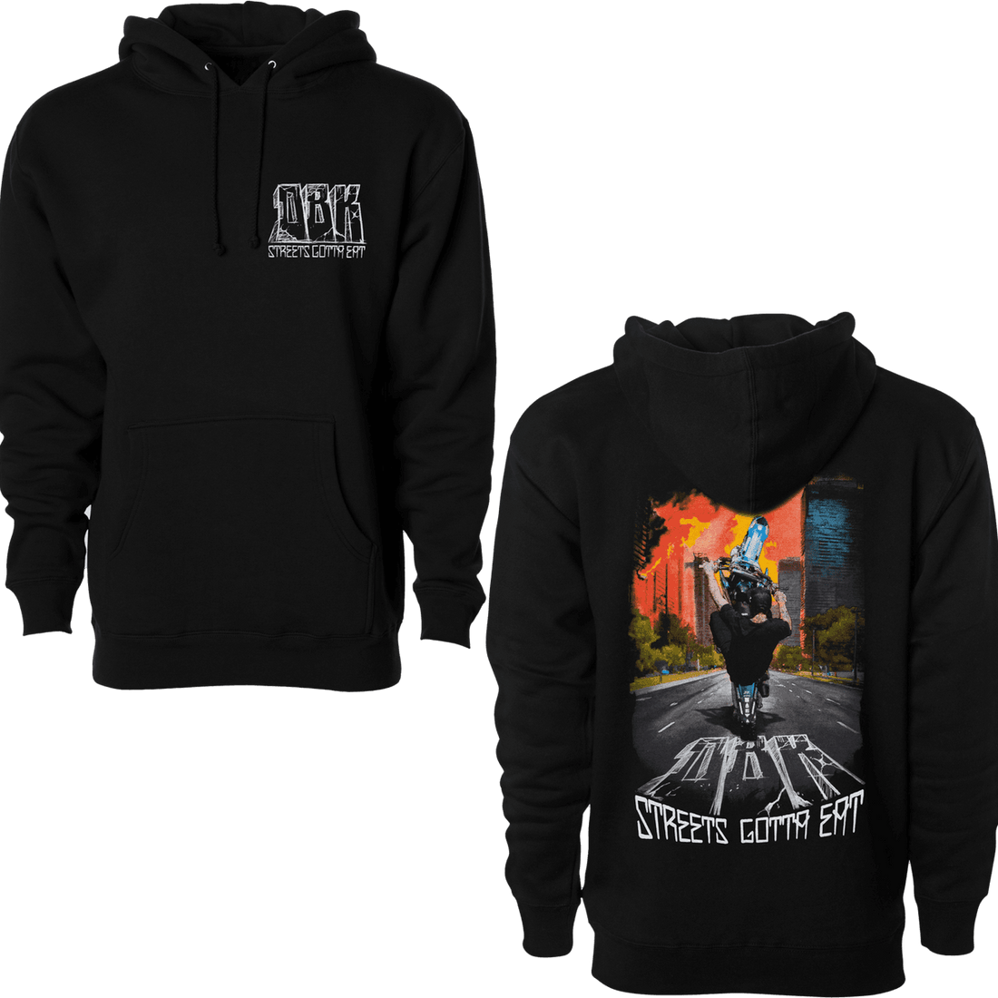 DBK Streets Gotta Eat Hoodie - MOTODLVRD