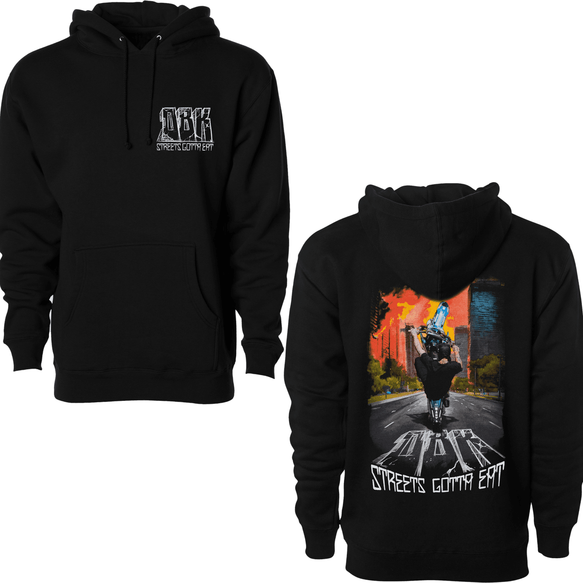 DBK Streets Gotta Eat Hoodie - MOTODLVRD