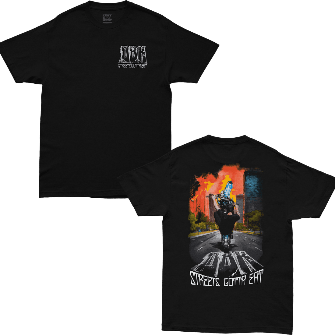 DBK Streets Gotta Eat Tee - MOTODLVRD