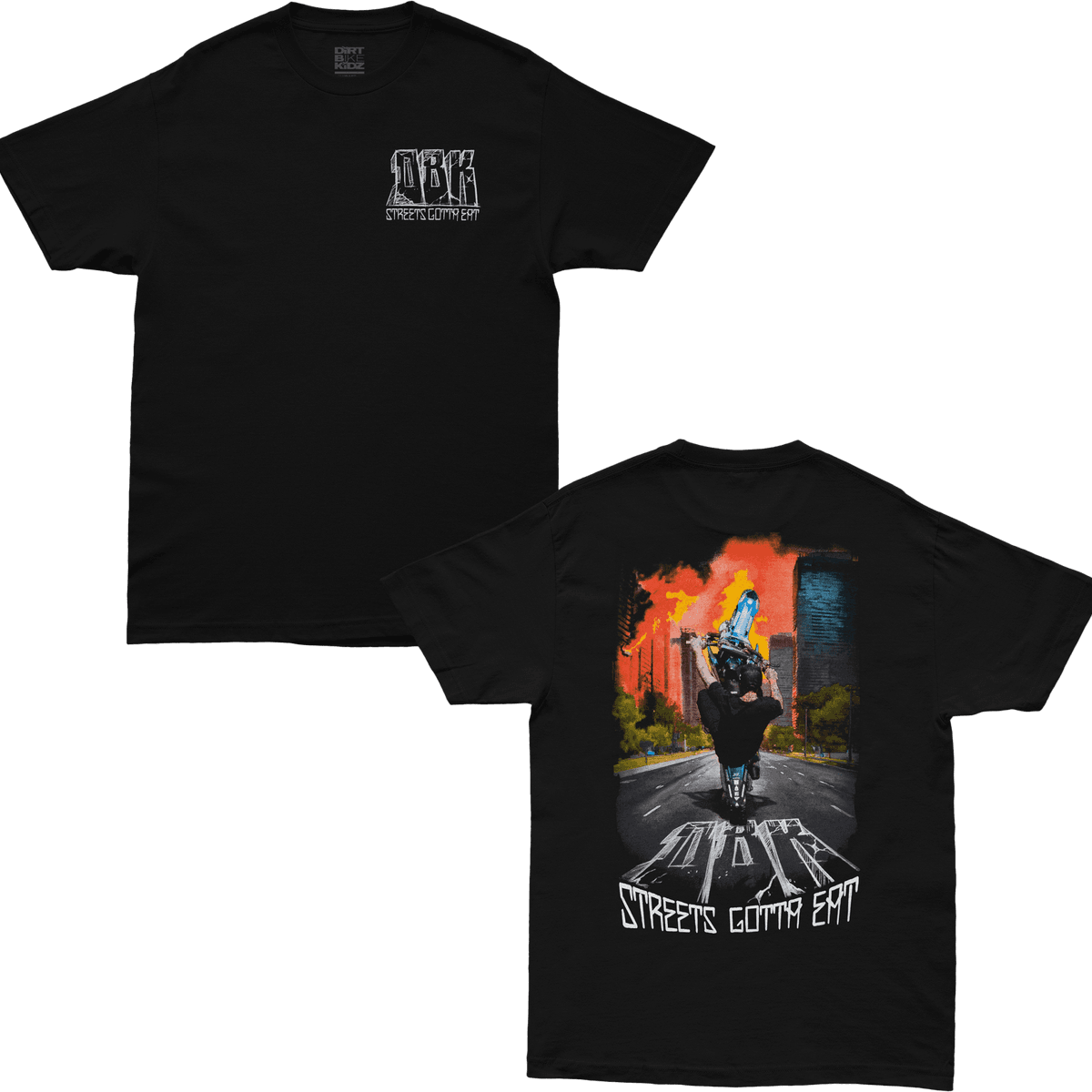 DBK Streets Gotta Eat Tee - MOTODLVRD