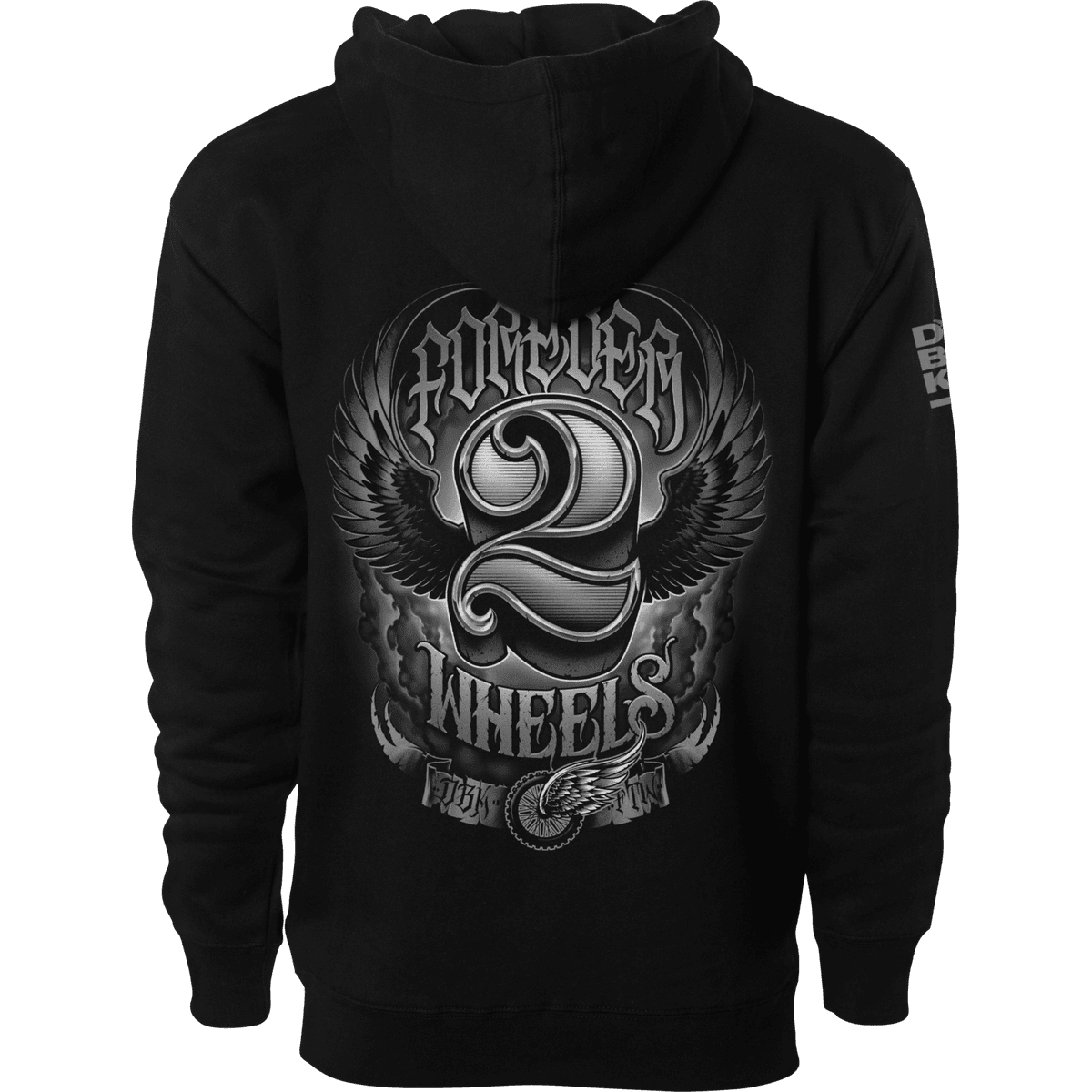 DBK Two Wheels Hoodie - MOTODLVRD