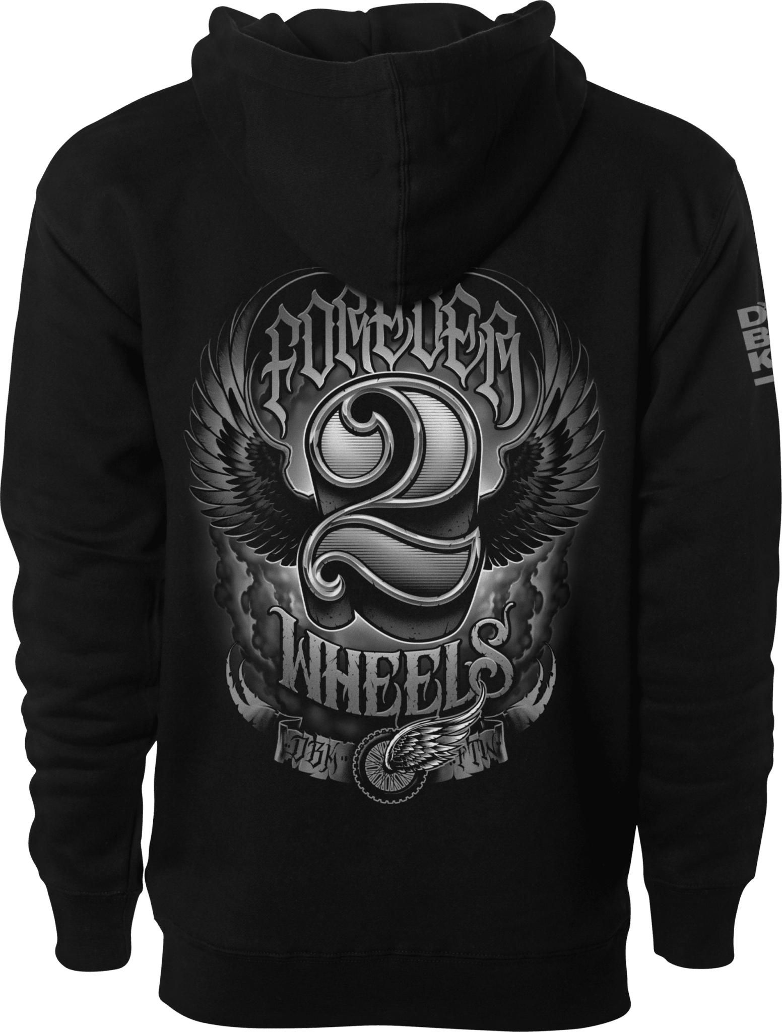 DBK Two Wheels Hoodie - MOTODLVRD