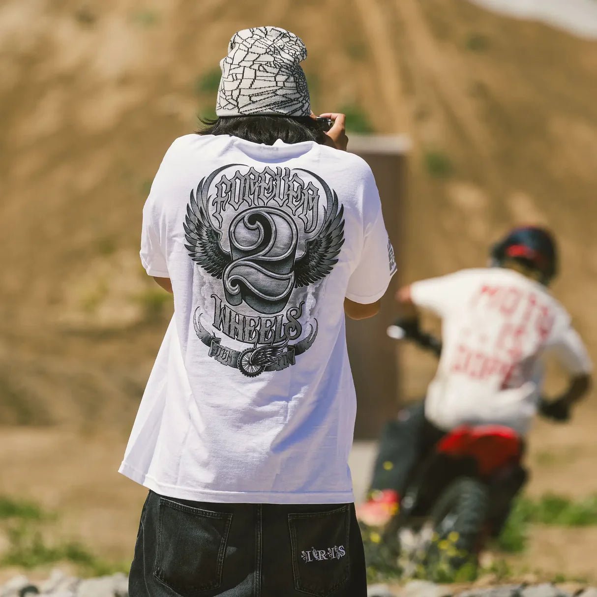DBK Two Wheels Tee - MOTODLVRD
