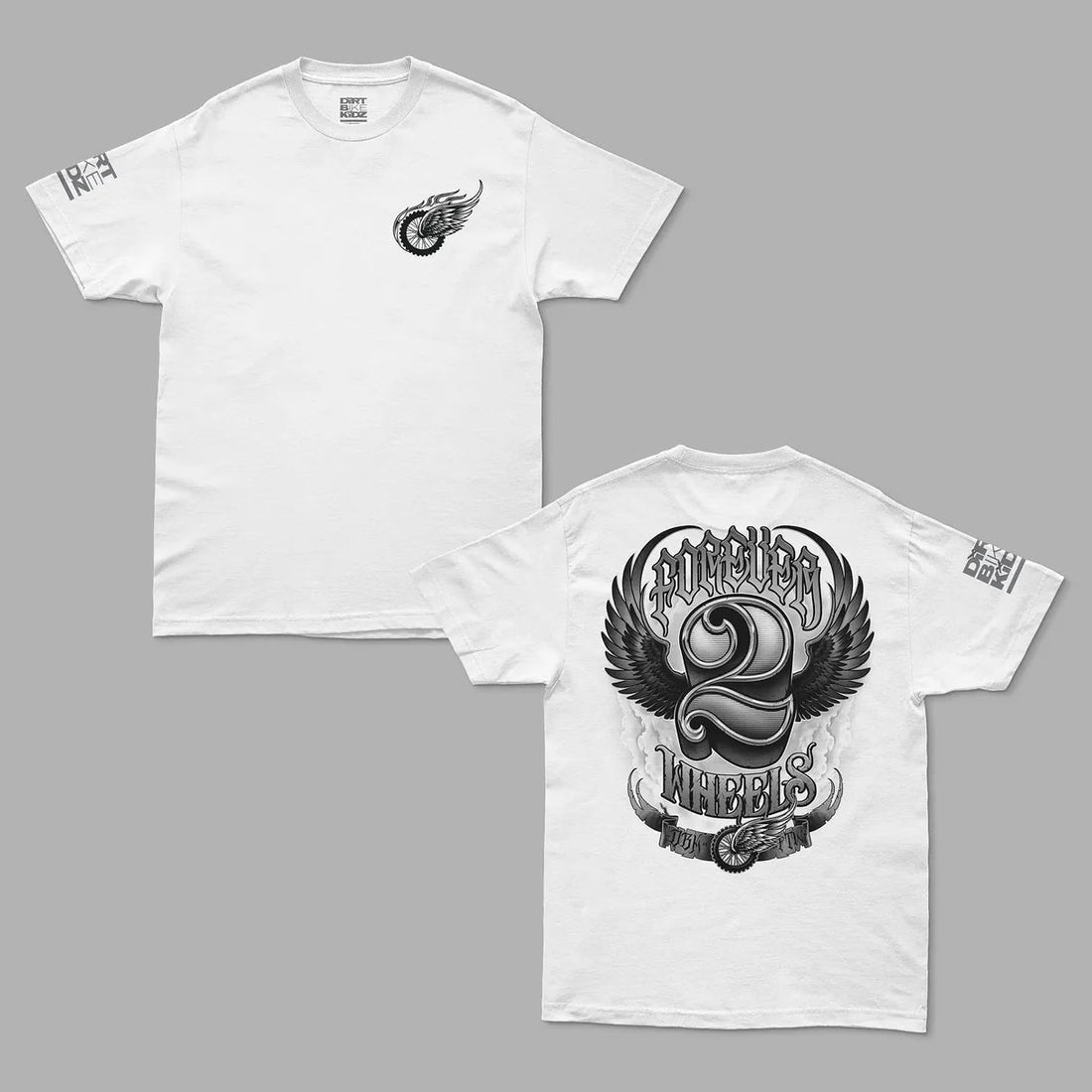 DBK Two Wheels Tee - MOTODLVRD