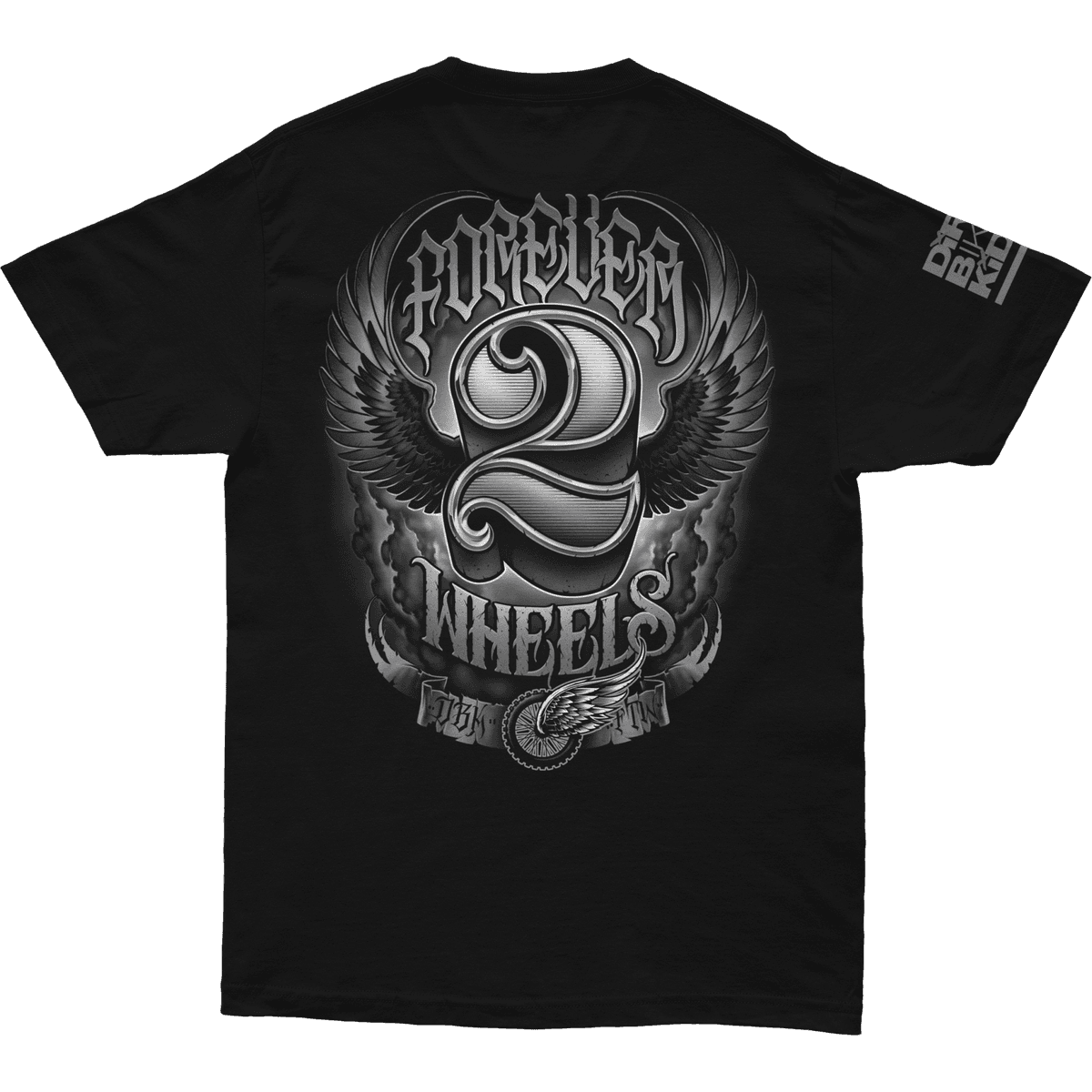 DBK Two Wheels Tee - MOTODLVRD