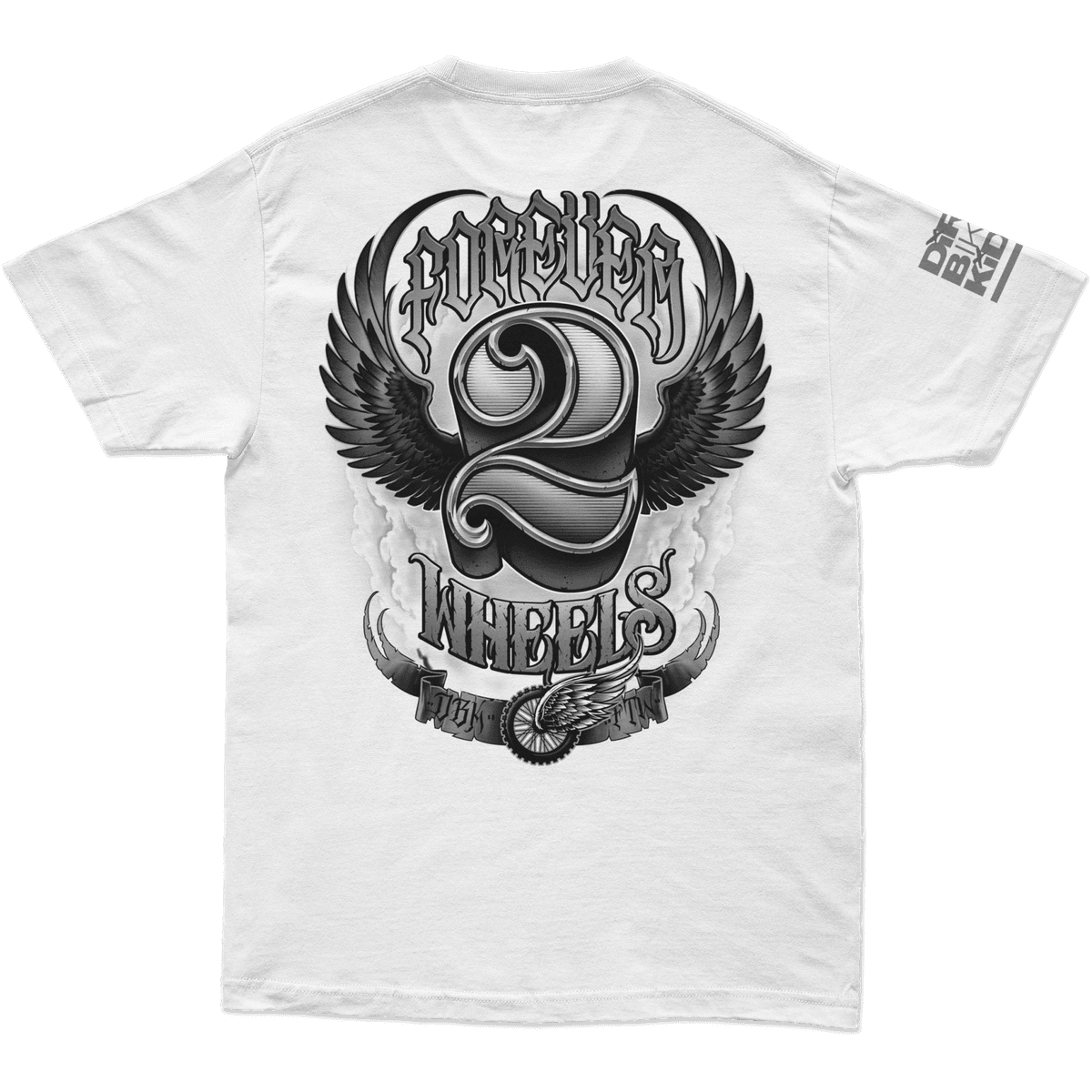 DBK Two Wheels Tee - MOTODLVRD