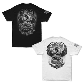 DBK Two Wheels Tee - MOTODLVRD