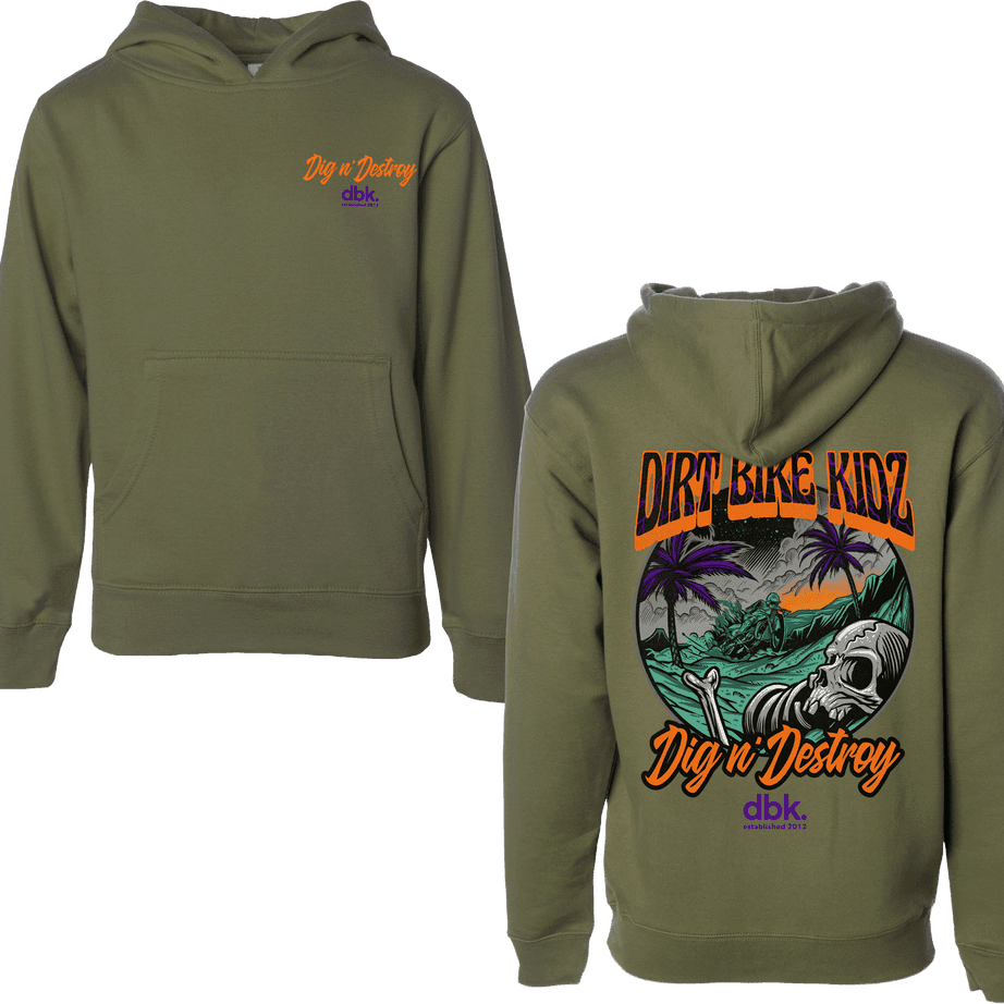 DBK Youth Boneyard Hoodie - MOTODLVRD