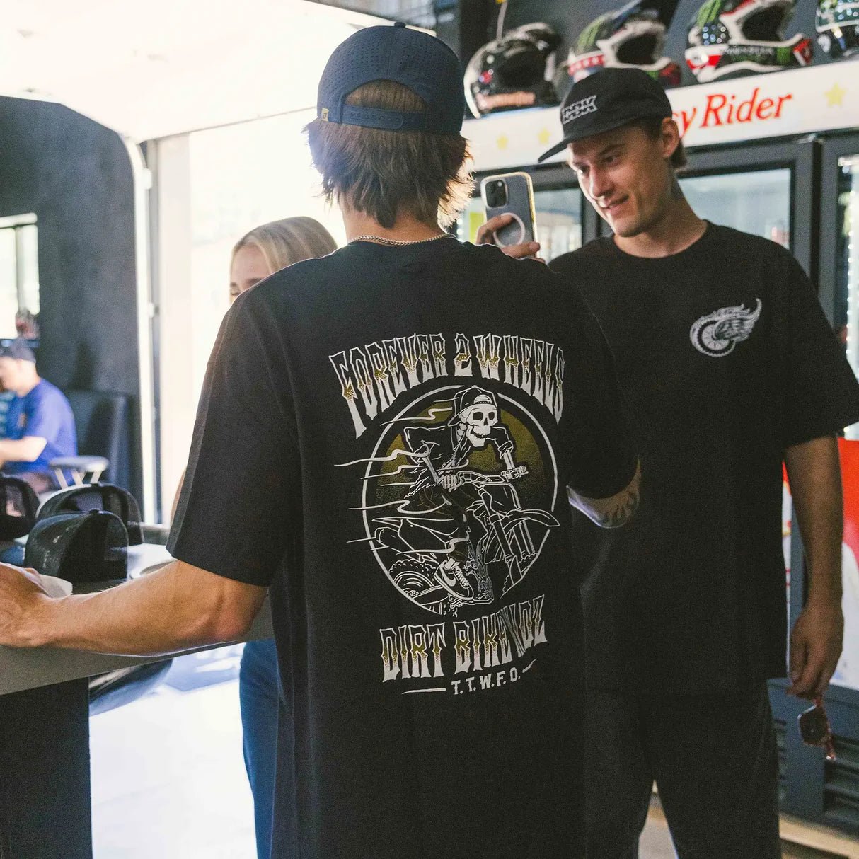 DBK Youth Ghost Rider Tee - MOTODLVRD