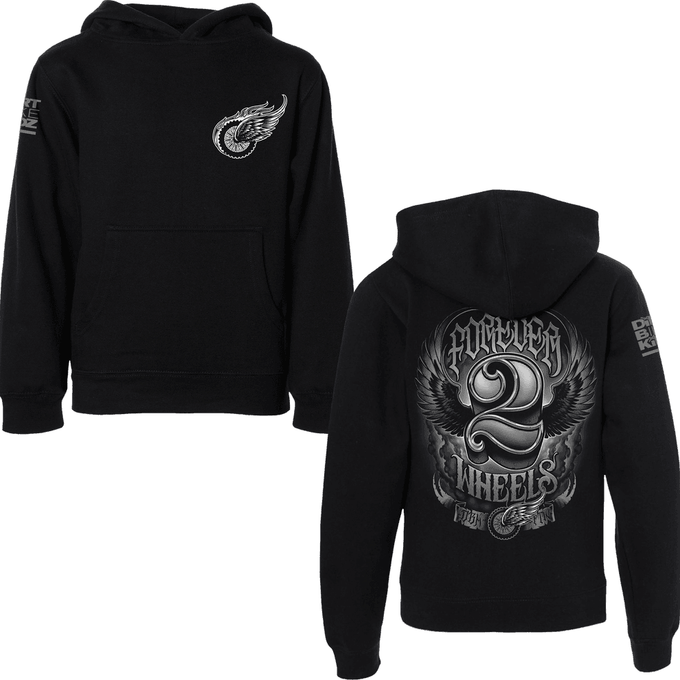 DBK Youth Two Wheels Hoodie - MOTODLVRD