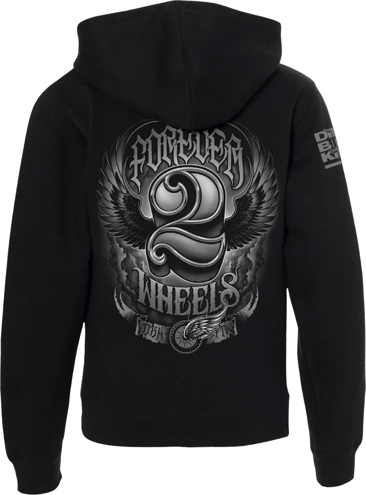 DBK Youth Two Wheels Hoodie - MOTODLVRD