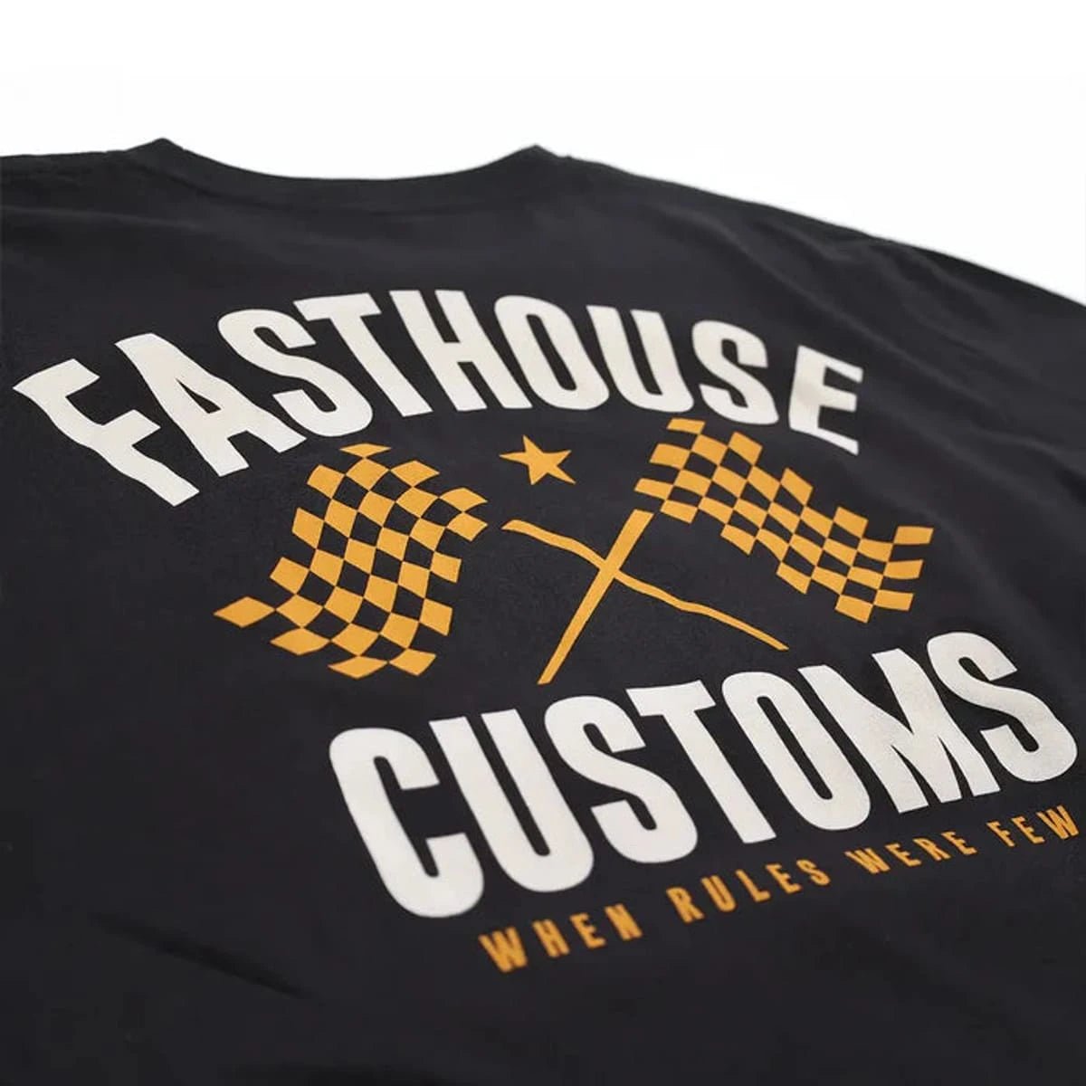 Fasthouse 68 Trick Tee - Black/Vintage Gold - MOTODLVRD