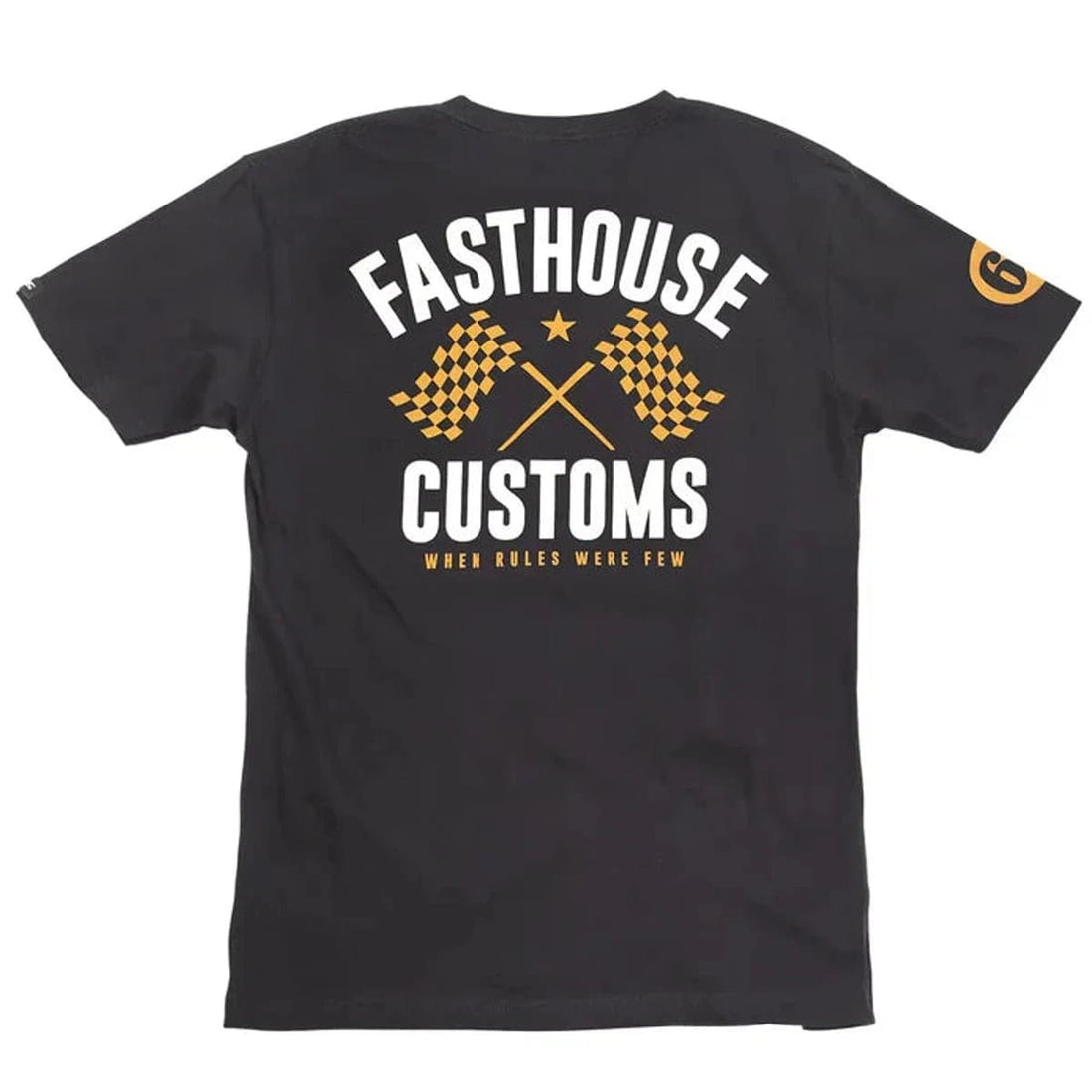 Fasthouse 68 Trick Tee - Black/Vintage Gold - MOTODLVRD