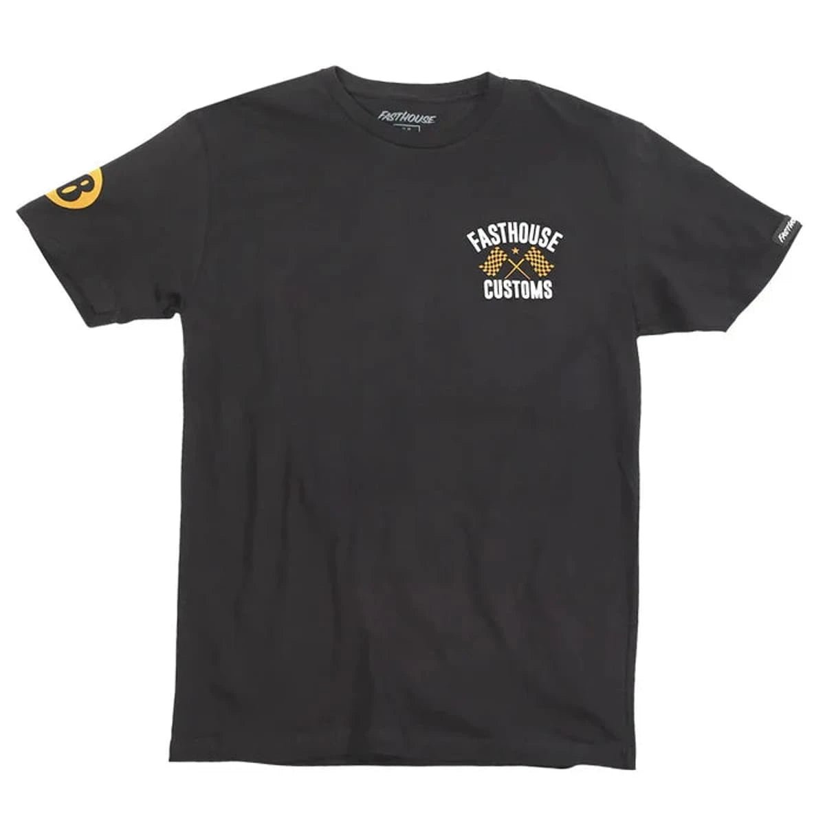 Fasthouse 68 Trick Tee - Black/Vintage Gold - MOTODLVRD