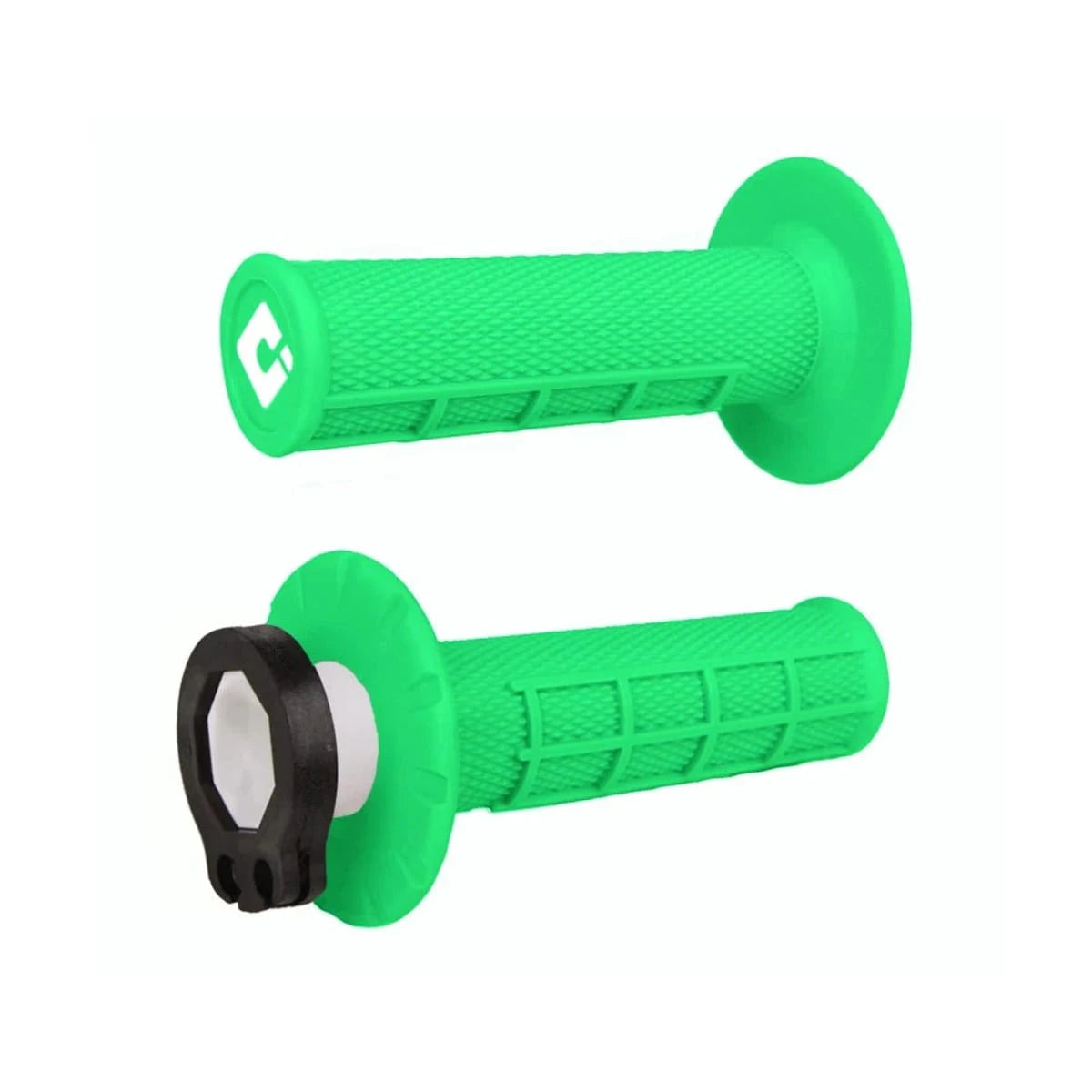 ODI MX V2 Half Waffle Lock-On Grips - MOTODLVRD
