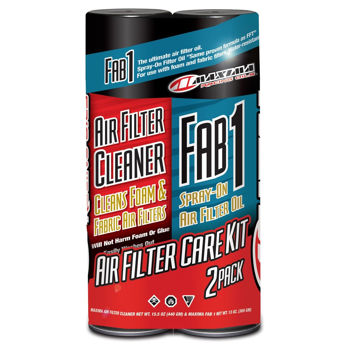 Maxima Air Filter Maintenance Care Kit - MOTODLVRD