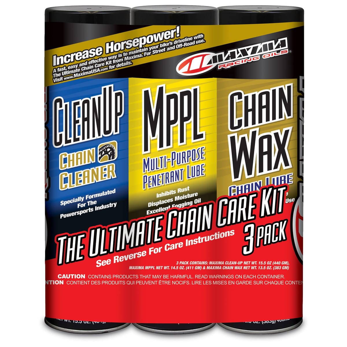 Maxima Ultimate Chain Wax Care Kit - MOTODLVRD