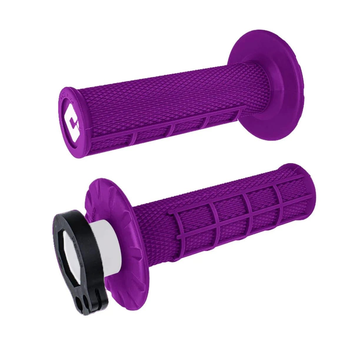 ODI MX V2 Half Waffle Lock-On Grips - MOTODLVRD