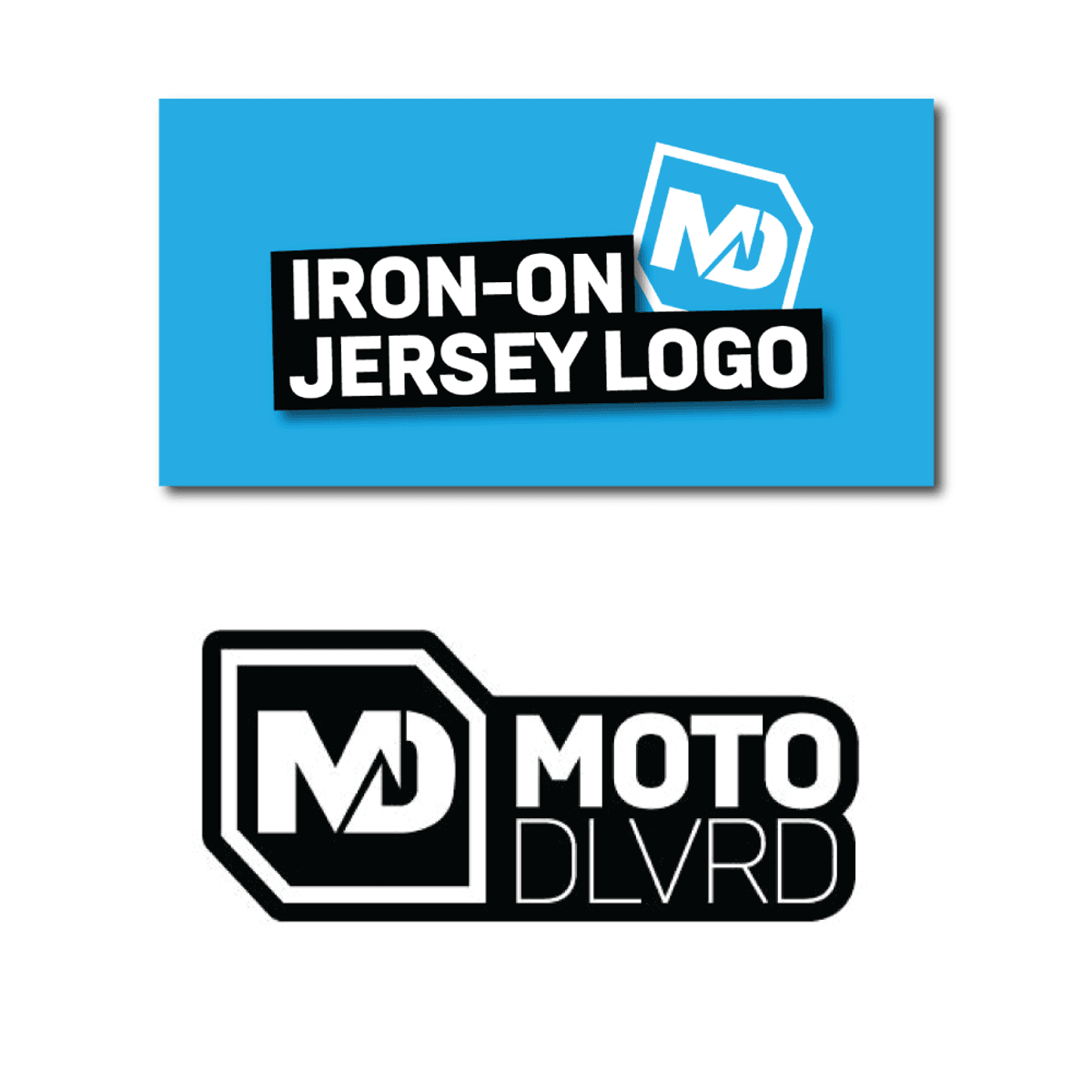 MotoDLVRD Iron-On Jersey Logo - MOTODLVRD