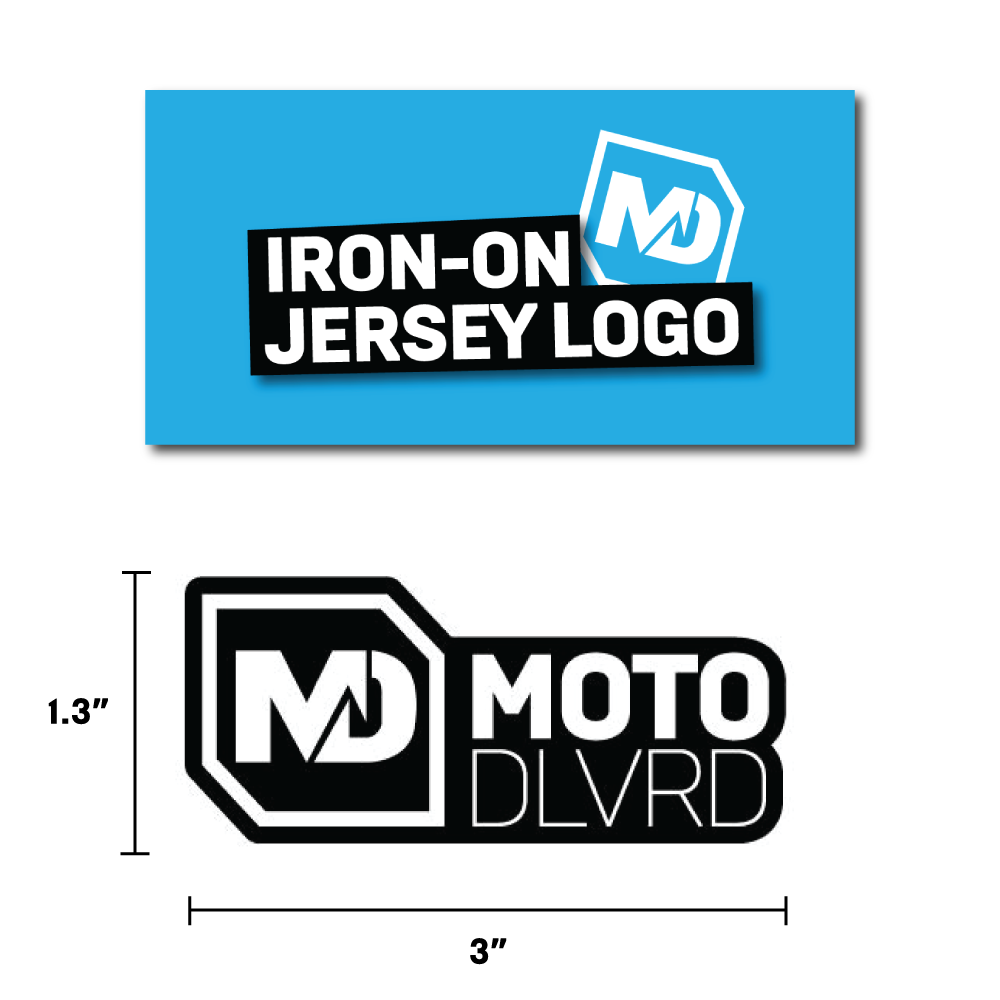 MotoDLVRD Iron-On Jersey Logo